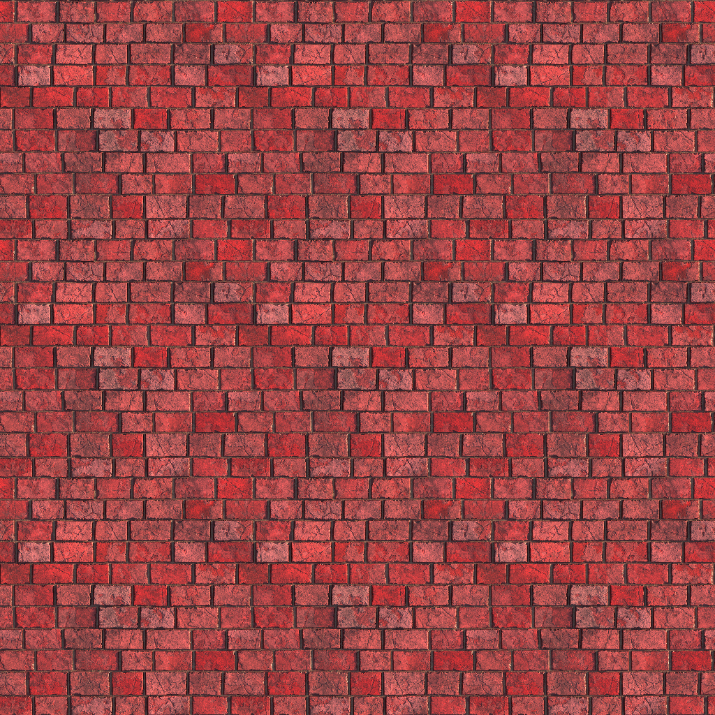 Grungy red bricks