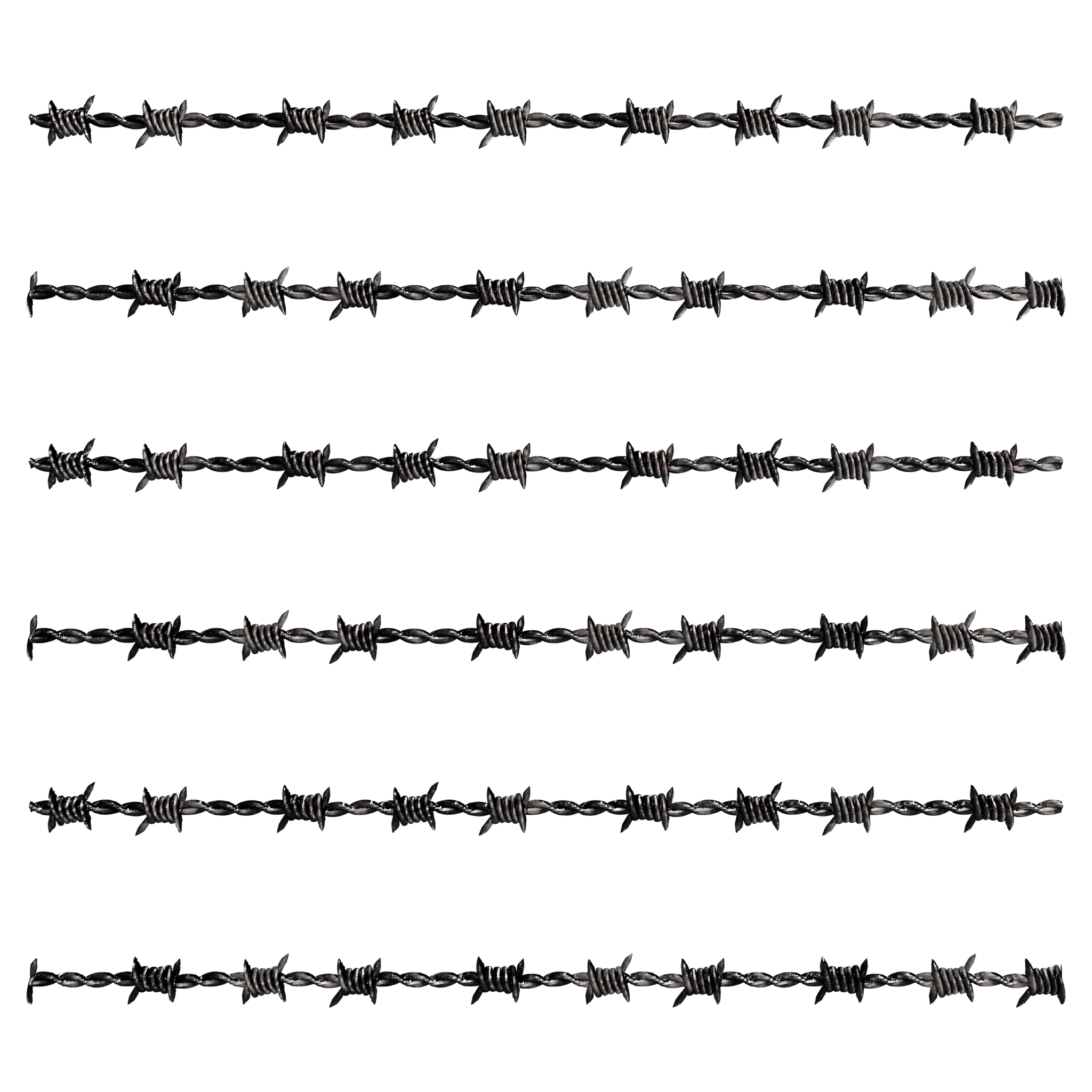 Barbed wire texture with trransparency